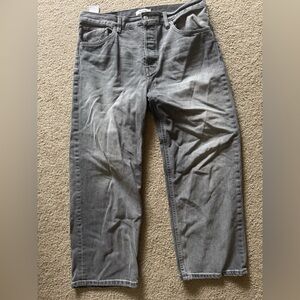 Re/Done Relaxed Gray Jeans